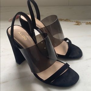Aldo black heels